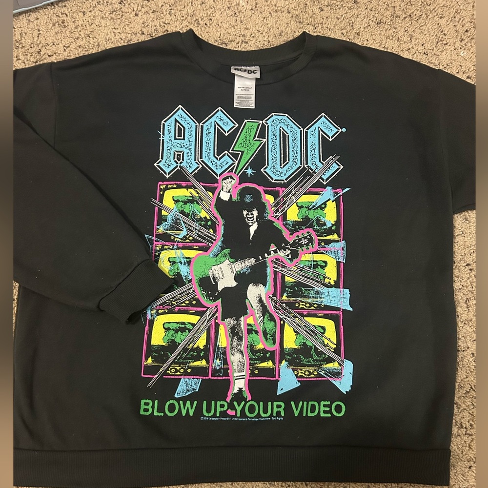 AC/DC oversized sweatshirt
